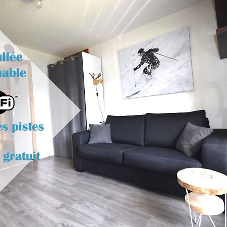 Au Pied Des Pistes B31, Chaleureux Studio 4 Pers, Vue Sur La Vallee Imprenable Avec Wifi, Draps Non Compris Saint-Jean-dʼAulps Buitenkant foto