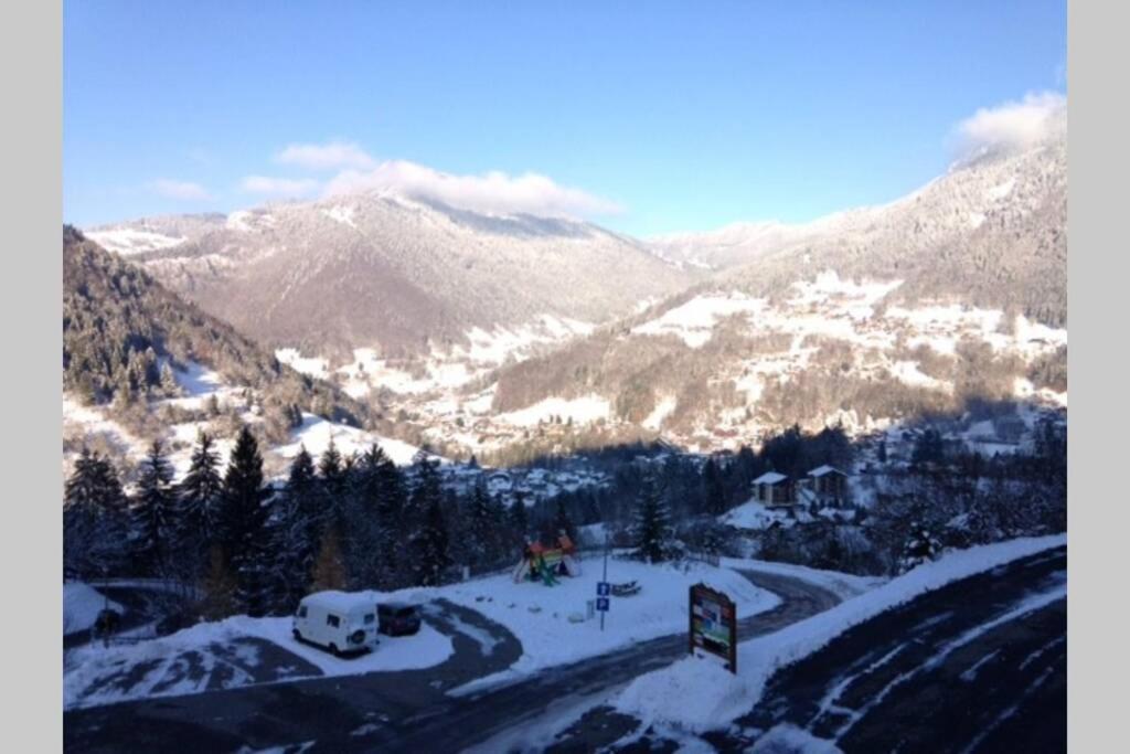 Au Pied Des Pistes B31, Chaleureux Studio 4 Pers, Vue Sur La Vallee Imprenable Avec Wifi, Draps Non Compris Saint-Jean-dʼAulps Buitenkant foto