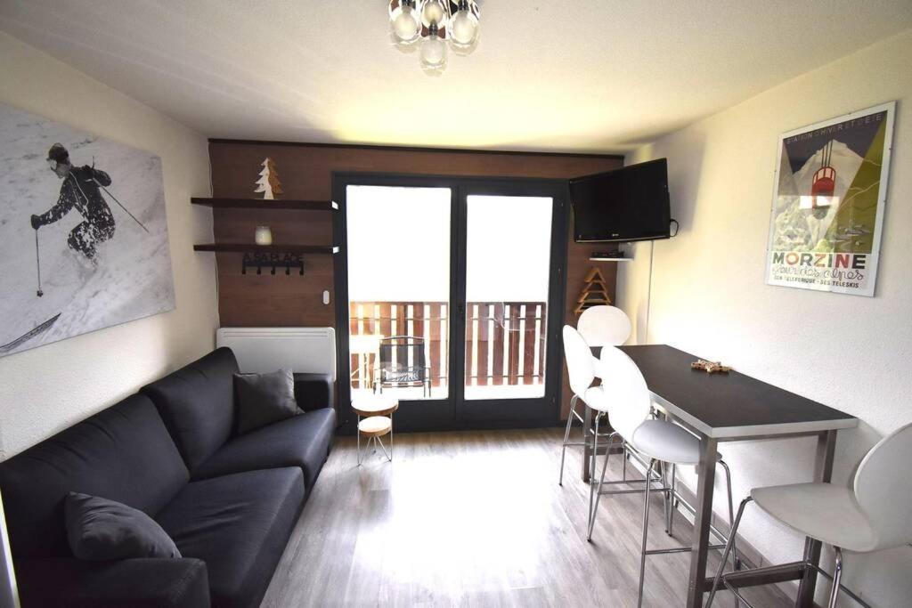 Au Pied Des Pistes B31, Chaleureux Studio 4 Pers, Vue Sur La Vallee Imprenable Avec Wifi, Draps Non Compris Saint-Jean-dʼAulps Buitenkant foto