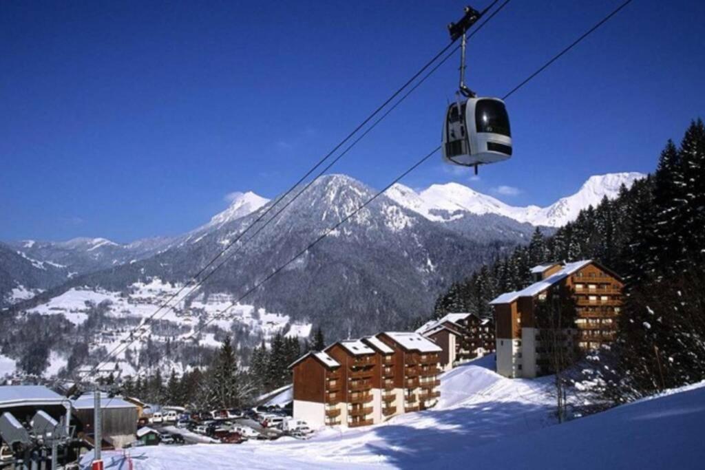 Au Pied Des Pistes B31, Chaleureux Studio 4 Pers, Vue Sur La Vallee Imprenable Avec Wifi, Draps Non Compris Saint-Jean-dʼAulps Buitenkant foto